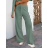 imageANRABESS Women Two Piece Outfits Sweater Sets Lounge Waffle Knit Pullover Matching Wide Leg Pants Tracksuit 2025 Fall FashionGreen