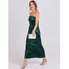 imageANRABESS Women Wedding Guest Maxi Dress Strapless Satin Tube Bodycon Backless Cocktail Formal Dresses 2025 FallDeep Green