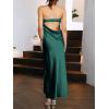 imageANRABESS Women Wedding Guest Maxi Dress Strapless Satin Tube Bodycon Backless Cocktail Formal Dresses 2025 FallDeep Green