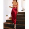 imageANRABESS Women Wedding Guest Maxi Dress Strapless Satin Tube Bodycon Backless Cocktail Formal Dresses 2025 FallRed
