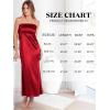 imageANRABESS Women Wedding Guest Maxi Dress Strapless Satin Tube Bodycon Backless Cocktail Formal Dresses 2025 FallRed