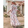 imageANRABESS Womens 12 Sleeve Beach Wedding Guest Maxi Dresses 2025 Fall Wrap V Neck Boho Floral Flowy Slit Long Summer DressesRed Flor