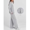 imageANRABESS Womens 2 Piece Lounge Sets Casual Travel Outfits Wide Leg Tracksuit Sweatsuits Matching Set 2025 Fall ClothesGrey