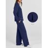 imageANRABESS Womens 2 Piece Lounge Sets Casual Travel Outfits Wide Leg Tracksuit Sweatsuits Matching Set 2025 Fall ClothesNavy Blue