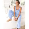 imageANRABESS Womens 2 Piece Outfits Linen Pants Jumpsuit Matching Lounge Set Casual Summer Beach Vacation Trendy ClothesSky