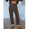 imageANRABESS Womens 2 Piece Outfits Lounge Sets Cropped Sweatshirt ampamp Joggers Fashion Sweatsuit Sweat Set 2025 Fall Travel OutfitsCoffee