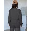 imageANRABESS Womens 2 Piece Outfits Lounge Sets Cropped Sweatshirt ampamp Joggers Fashion Sweatsuit Sweat Set 2025 Fall Travel OutfitsDark Grey