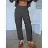 imageANRABESS Womens 2 Piece Outfits Lounge Sets Cropped Sweatshirt ampamp Joggers Fashion Sweatsuit Sweat Set 2025 Fall Travel OutfitsDark Grey