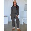 imageANRABESS Womens 2 Piece Outfits Lounge Sets Cropped Sweatshirt ampamp Joggers Fashion Sweatsuit Sweat Set 2025 Fall Travel OutfitsDark Grey