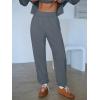 imageANRABESS Womens 2 Piece Outfits Lounge Sets Cropped Sweatshirt ampamp Joggers Fashion Sweatsuit Sweat Set 2025 Fall Travel OutfitsLeaden