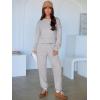 imageANRABESS Womens 2 Piece Outfits Lounge Sets Cropped Sweatshirt ampamp Joggers Fashion Sweatsuit Sweat Set 2025 Fall Travel OutfitsLight Grey