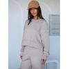 imageANRABESS Womens 2 Piece Outfits Lounge Sets Cropped Sweatshirt ampamp Joggers Fashion Sweatsuit Sweat Set 2025 Fall Travel OutfitsLight Grey