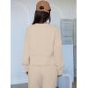 imageANRABESS Womens 2 Piece Outfits Lounge Sets Cropped Sweatshirt ampamp Joggers Fashion Sweatsuit Sweat Set 2025 Fall Travel OutfitsLighter Khaki