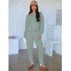 imageANRABESS Womens 2 Piece Outfits Lounge Sets Cropped Sweatshirt ampamp Joggers Fashion Sweatsuit Sweat Set 2025 Fall Travel OutfitsPea Green