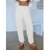 imageANRABESS Womens 2 Piece Outfits Lounge Sets Cropped Sweatshirt ampamp Joggers Fashion Sweatsuit Sweat Set 2025 Fall Travel OutfitsWhite