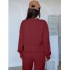 imageANRABESS Womens 2 Piece Outfits Lounge Sets Cropped Sweatshirt ampamp Joggers Fashion Sweatsuit Sweat Set 2025 Fall Travel OutfitsWine Red