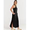 imageANRABESS Womens Casual Summer Maxi Dress Sexy Slit Side Sleeveless Loose Beach Long Sundress Vacation Outfits with PocketsBlack