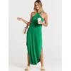 imageANRABESS Womens Casual Summer Maxi Dress Sexy Slit Side Sleeveless Loose Beach Long Sundress Vacation Outfits with PocketsGrass
