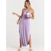 imageANRABESS Womens Casual Summer Maxi Dress Sexy Slit Side Sleeveless Loose Beach Long Sundress Vacation Outfits with PocketsLilac