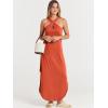 imageANRABESS Womens Casual Summer Maxi Dress Sexy Slit Side Sleeveless Loose Beach Long Sundress Vacation Outfits with PocketsOrange