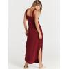 imageANRABESS Womens Casual Summer Maxi Dress Sexy Slit Side Sleeveless Loose Beach Long Sundress Vacation Outfits with PocketsWine Red
