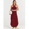imageANRABESS Womens Casual Summer Maxi Dress Sexy Slit Side Sleeveless Loose Beach Long Sundress Vacation Outfits with PocketsWine Red