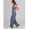 imageANRABESS Womens Jumpsuits 2025 Spring Fall Thick Casual Romper Sleeveless Wide Leg Pants One Piece Outfits Vacation ClothesGray Blue