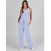 imageANRABESS Womens Jumpsuits 2025 Spring Fall Thick Casual Romper Sleeveless Wide Leg Pants One Piece Outfits Vacation ClothesSky Blue