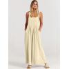 imageANRABESS Womens Jumpsuits Overalls Linen Wide Leg Jumpers Casual Summer Fall Outfits 2025 Beach Vacation Clothes with PocketsApricot