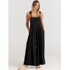 imageANRABESS Womens Jumpsuits Overalls Linen Wide Leg Jumpers Casual Summer Fall Outfits 2025 Beach Vacation Clothes with PocketsBlack