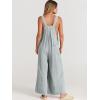 imageANRABESS Womens Jumpsuits Overalls Linen Wide Leg Jumpers Casual Summer Fall Outfits 2025 Beach Vacation Clothes with PocketsLight Gray