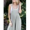 imageANRABESS Womens Jumpsuits Overalls Linen Wide Leg Jumpers Casual Summer Fall Outfits 2025 Beach Vacation Clothes with PocketsLight Gray