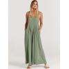imageANRABESS Womens Jumpsuits Overalls Linen Wide Leg Jumpers Casual Summer Fall Outfits 2025 Beach Vacation Clothes with PocketsPea Green