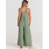 imageANRABESS Womens Jumpsuits Overalls Linen Wide Leg Jumpers Casual Summer Fall Outfits 2025 Beach Vacation Clothes with PocketsPea Green