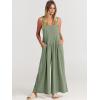 imageANRABESS Womens Jumpsuits Overalls Linen Wide Leg Jumpers Casual Summer Fall Outfits 2025 Beach Vacation Clothes with PocketsPea Green