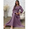 imageANRABESS Womens Long Sleeve Dress 2025 Fall Casual Empire Waist ALine Flowy Maxi Dresses with Pockets Vacation OutfitsMavue