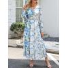 imageANRABESS Womens Long Sleeve Floral Maxi Dress Casual V Neck Chiffon Boho Flowy Beach Fall Wedding Guest Party Long DressesFloral Blue