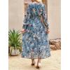 imageANRABESS Womens Long Sleeve Floral Maxi Dress Casual V Neck Chiffon Boho Flowy Beach Fall Wedding Guest Party Long DressesFloral Blue Apricot