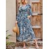 imageANRABESS Womens Long Sleeve Floral Maxi Dress Casual V Neck Chiffon Boho Flowy Beach Fall Wedding Guest Party Long DressesFloral Blue Apricot