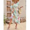 imageANRABESS Womens Long Sleeve Floral Maxi Dress Casual V Neck Chiffon Boho Flowy Beach Fall Wedding Guest Party Long DressesFloral Tropical