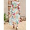 imageANRABESS Womens Long Sleeve Floral Maxi Dress Casual V Neck Chiffon Boho Flowy Beach Fall Wedding Guest Party Long DressesFloral Tropical