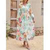 imageANRABESS Womens Long Sleeve Floral Maxi Dress Casual V Neck Chiffon Boho Flowy Beach Fall Wedding Guest Party Long DressesFloral Tropical
