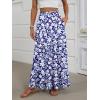 imageANRABESS Womens Maxi Skirt Elastic High Waist Swing Tiered Aline Flowy Pleated Boho Beach Vacation Long SkirtsFloral Blue