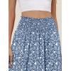 imageANRABESS Womens Maxi Skirts Summer Boho Floral High Waisted Flowy Swing Pleated Beach Long Skirt with PocketsFloral Blue