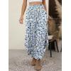 imageANRABESS Womens Maxi Skirts Summer Boho Floral High Waisted Flowy Swing Pleated Beach Long Skirt with PocketsFloral Light Blue