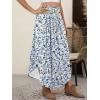 imageANRABESS Womens Maxi Skirts Summer Boho Floral High Waisted Flowy Swing Pleated Beach Long Skirt with PocketsFloral Light Blue