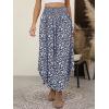 imageANRABESS Womens Maxi Skirts Summer Boho Floral High Waisted Flowy Swing Pleated Beach Long Skirt with PocketsFloral Navy Blue
