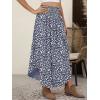 imageANRABESS Womens Maxi Skirts Summer Boho Floral High Waisted Flowy Swing Pleated Beach Long Skirt with PocketsFloral Navy Blue