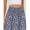 imageANRABESS Womens Maxi Skirts Summer Boho Floral High Waisted Flowy Swing Pleated Beach Long Skirt with PocketsFloral Navy Blue