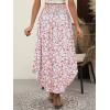 imageANRABESS Womens Maxi Skirts Summer Boho Floral High Waisted Flowy Swing Pleated Beach Long Skirt with PocketsFloral Pink